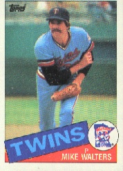 1985 Topps Baseball Cards      187     Mike Walters